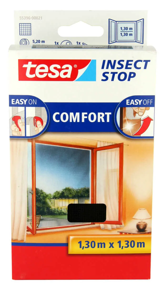 tesa® Comfort insektnett til vindu