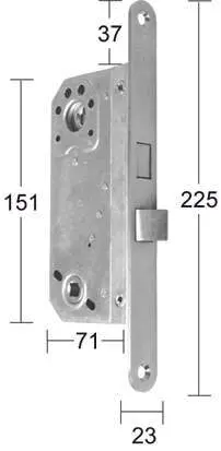 Habo 6565 låskasse