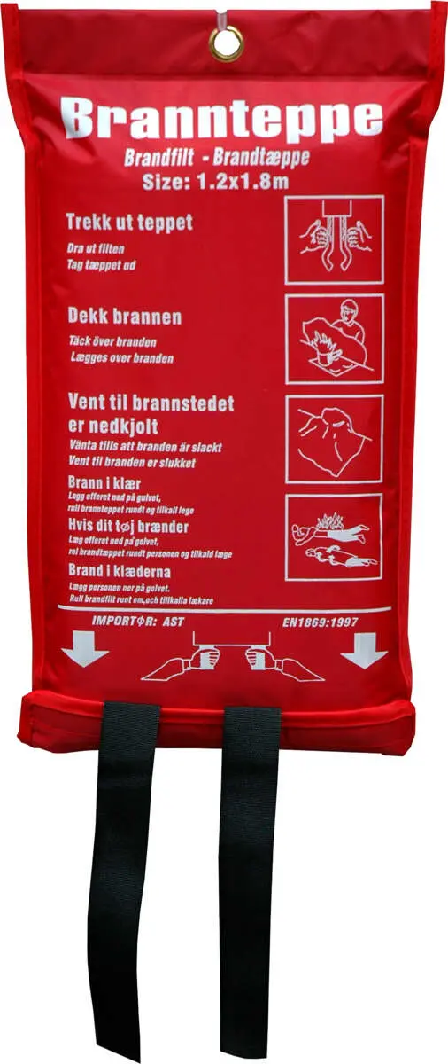 No-flame brannteppe 1,8 x 1,2 m
