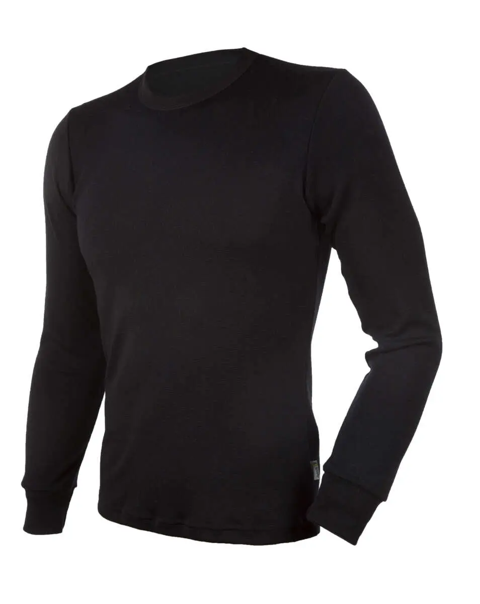 Janus Black Wool ulltrøye herre