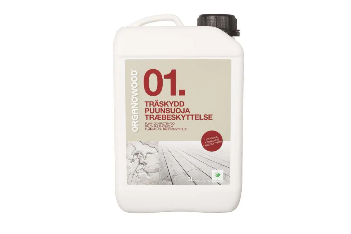 Organowood 01 flamme- og råtebeskyttelse
