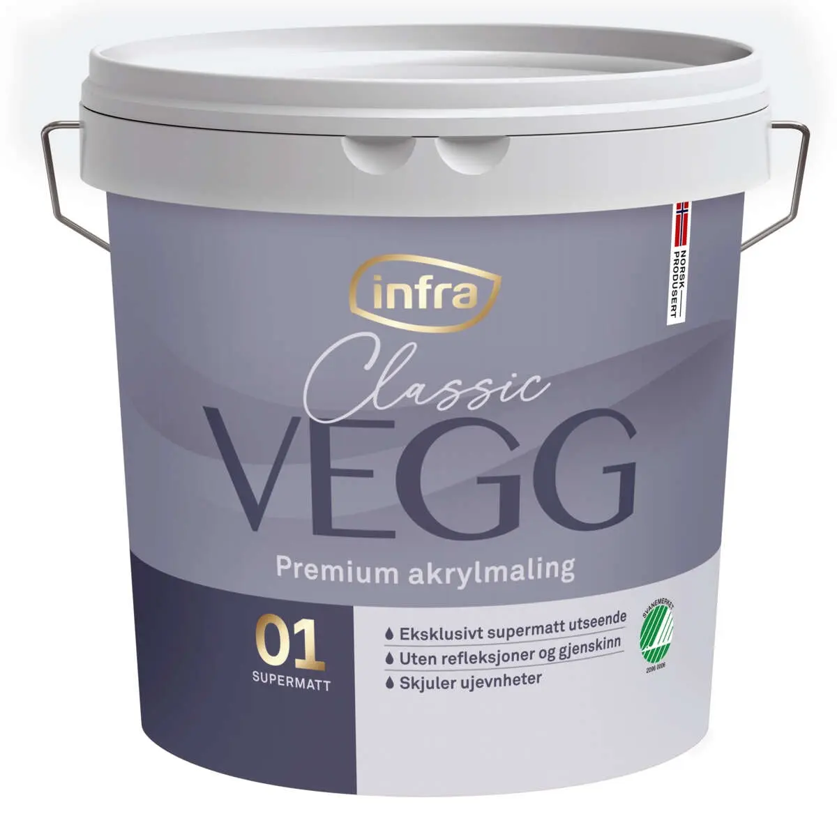 Infra Classic 01/helmatt interiørmaling