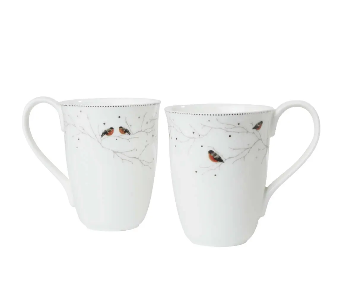 Hadeland Glassverk Dompap krus 2pk