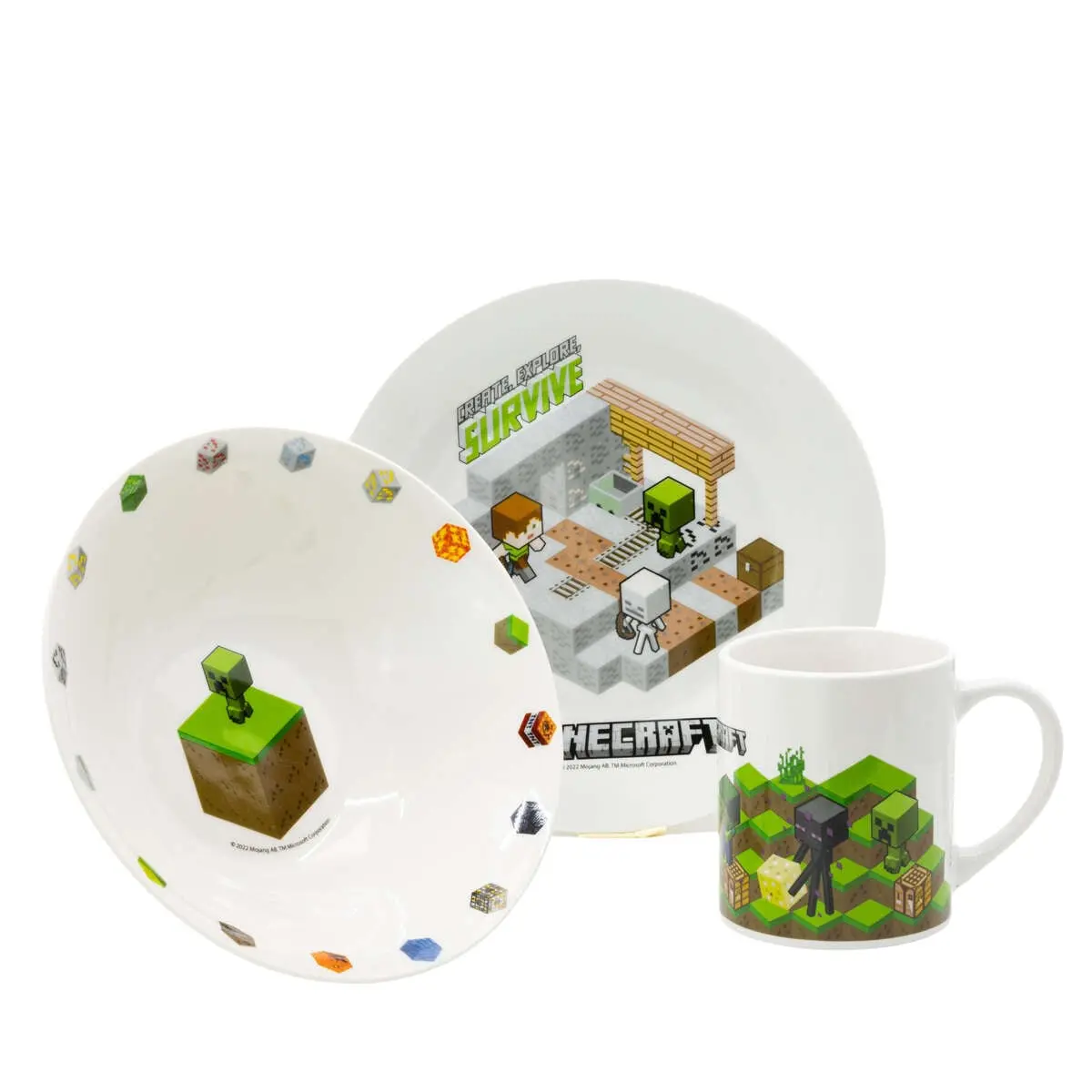 Minecraft™ frokostsett