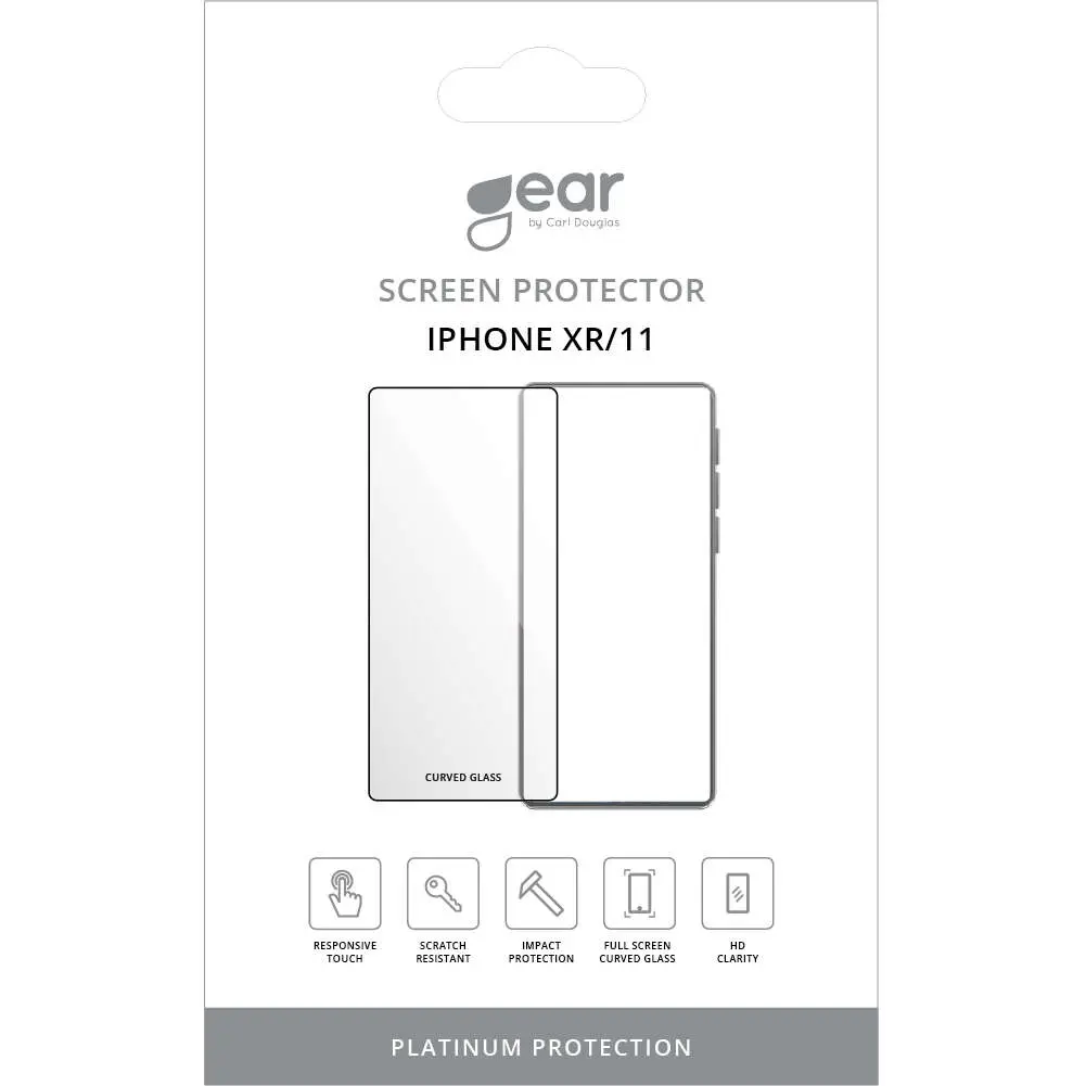 Gear skjermbeskyttelse til iPhone XR/11