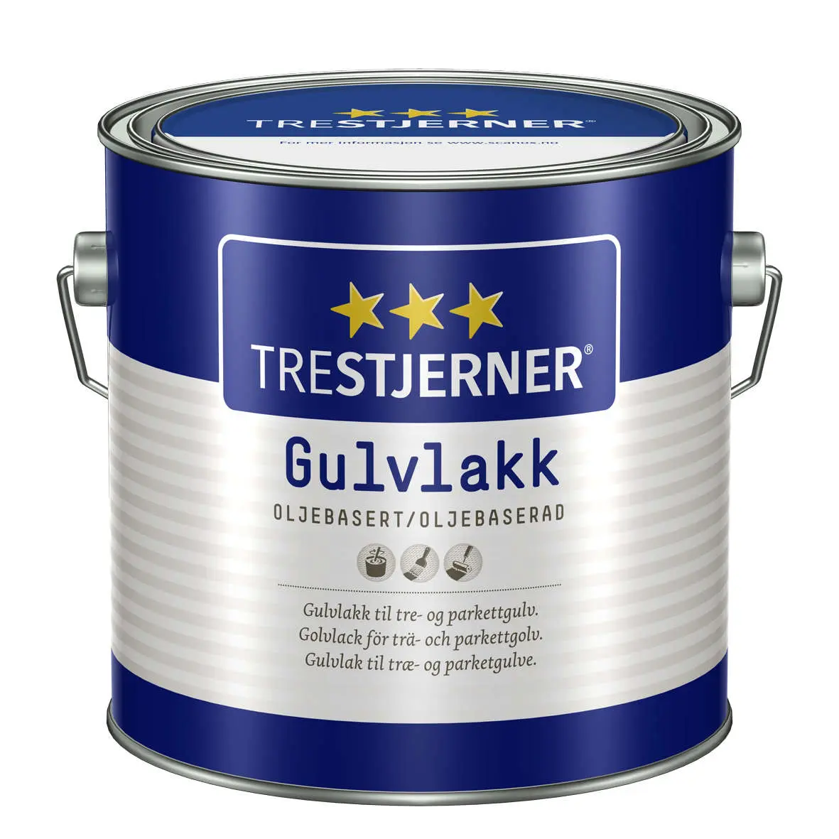 Trestjerner gulvlakk oljebasert blank