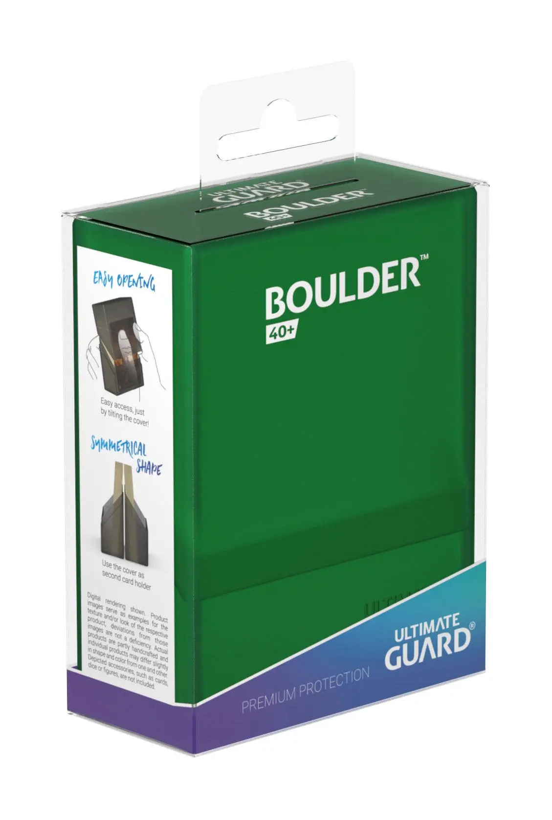 Boulder Deck Case Emerald Standard Size (40+) Deck Box