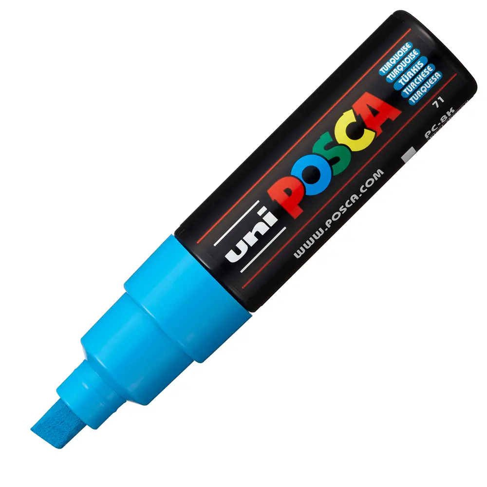  PC8K  Chisel 8mm  71 Turquoise