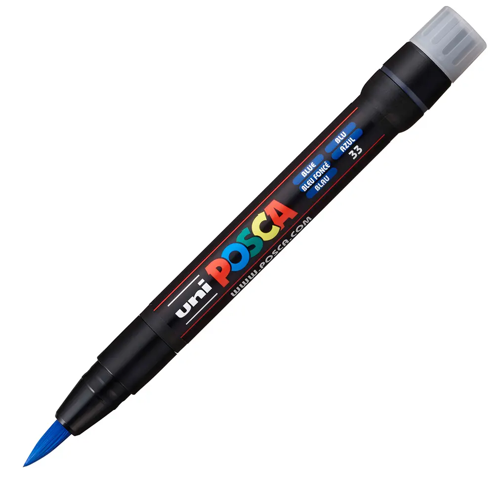 Uni POSCA PCF350  Brush 110mm  33 Blue