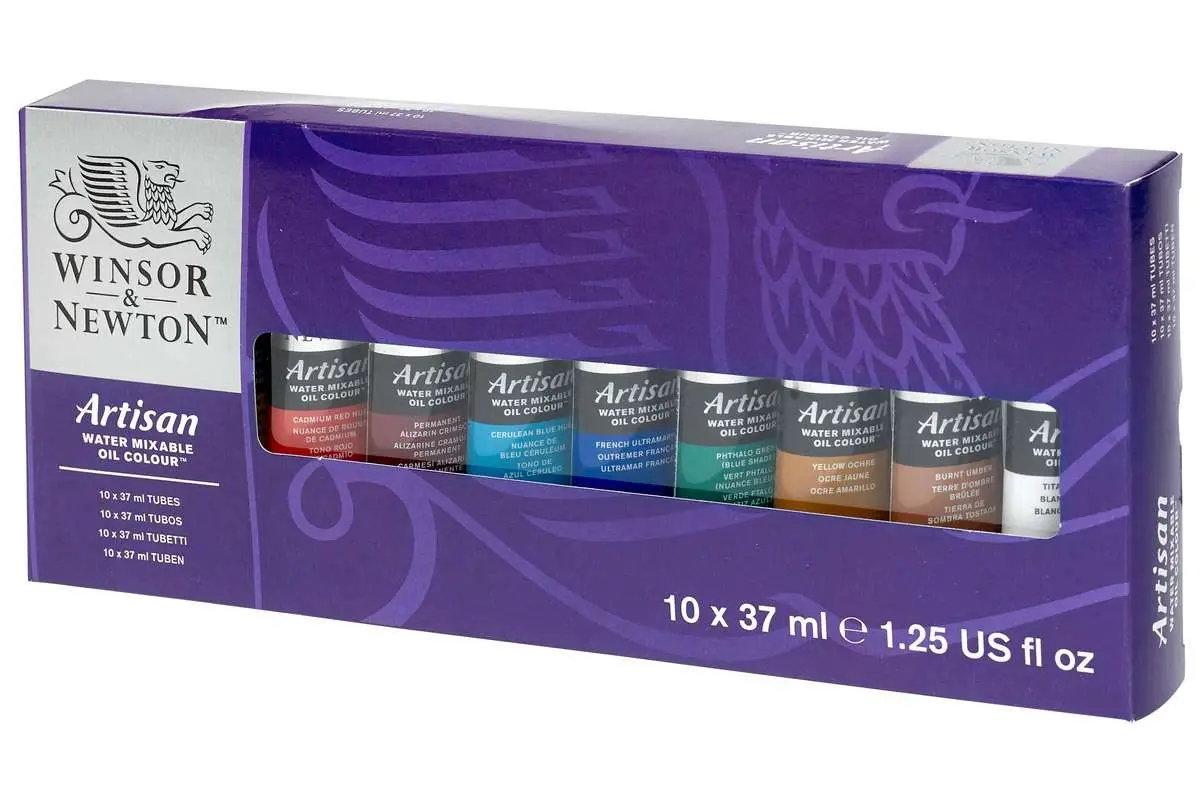 Artisan Water Mixable Oil Colour Set 37 ml (10)