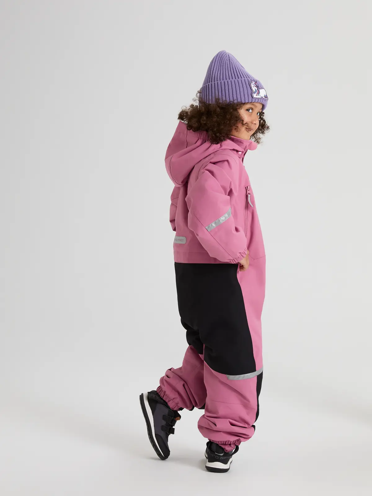 Vanntett fôret 2in1 skalldress - Gammelrosa