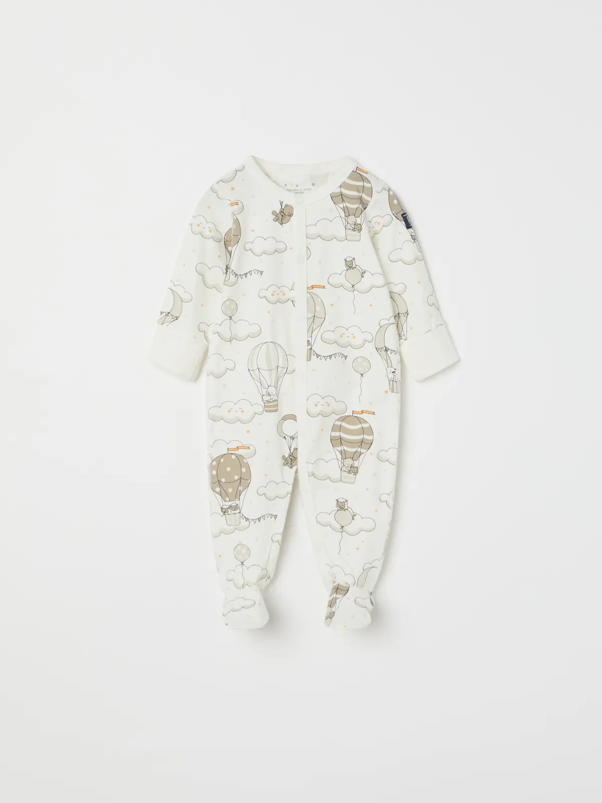 PO.P Pyjamasdress luftballonger - Hvit
