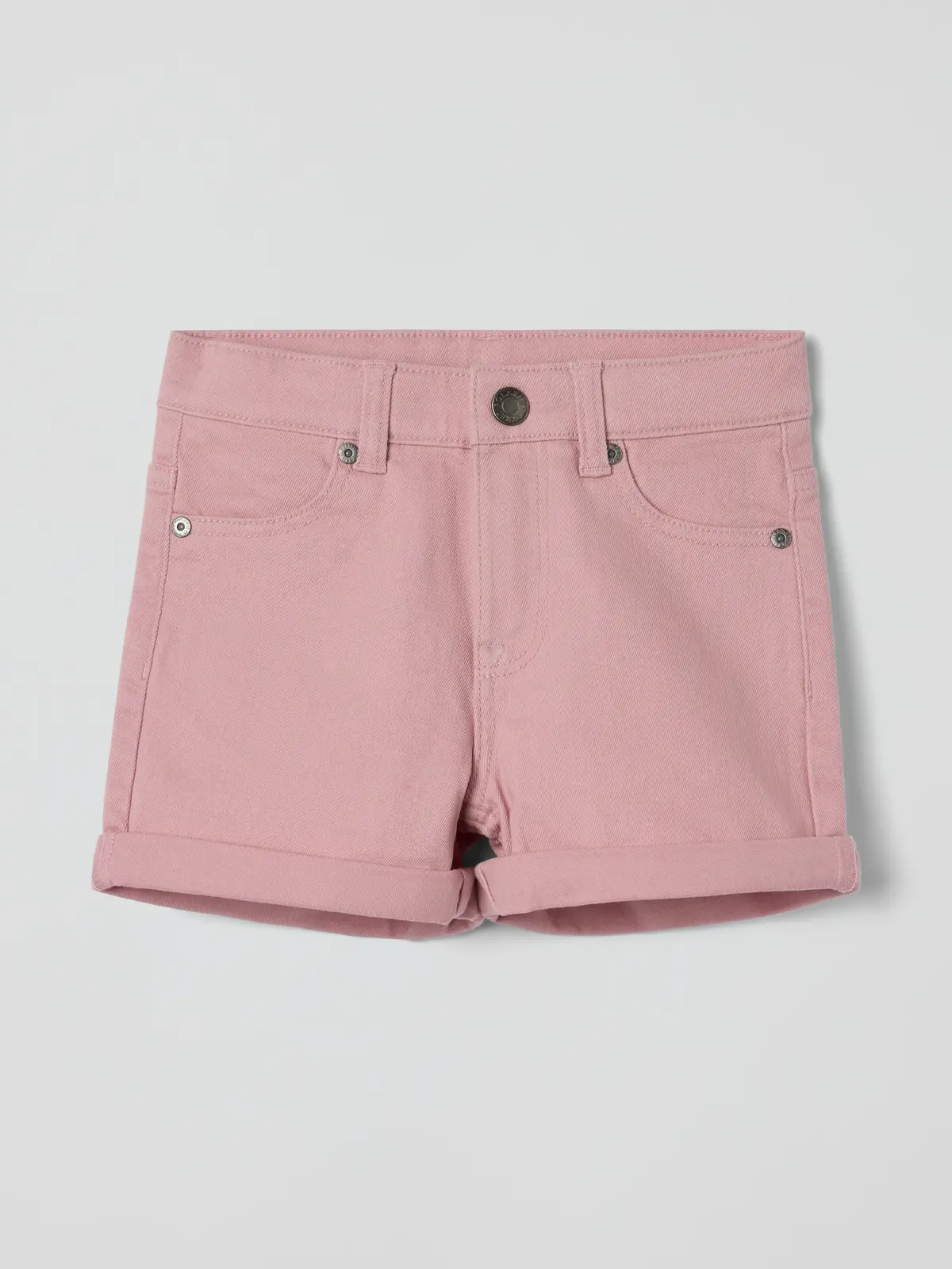 Polarn O. Pyret Jeansshorts med lommer - Lysrosa