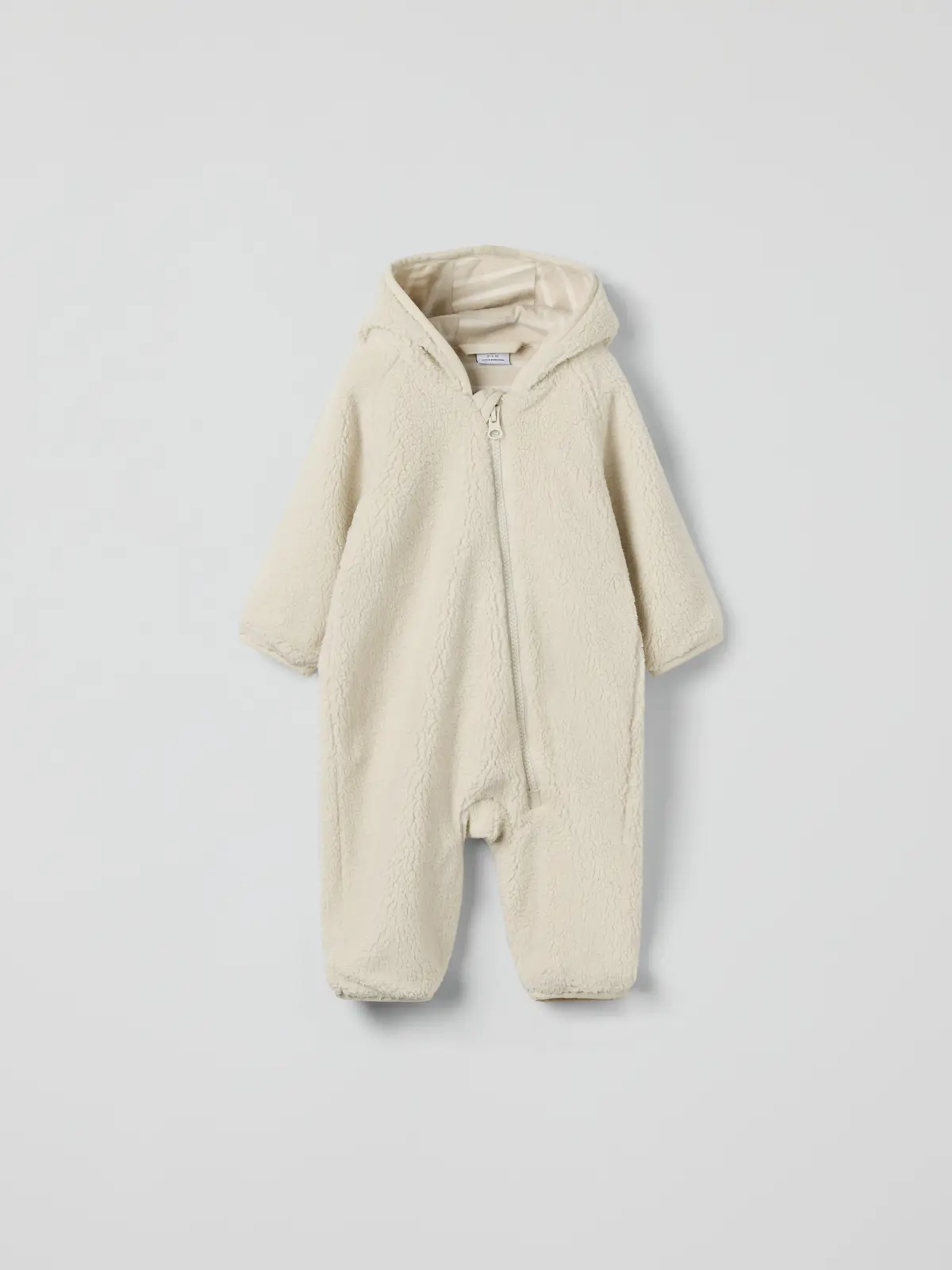 Pilefleecedress - Off-white