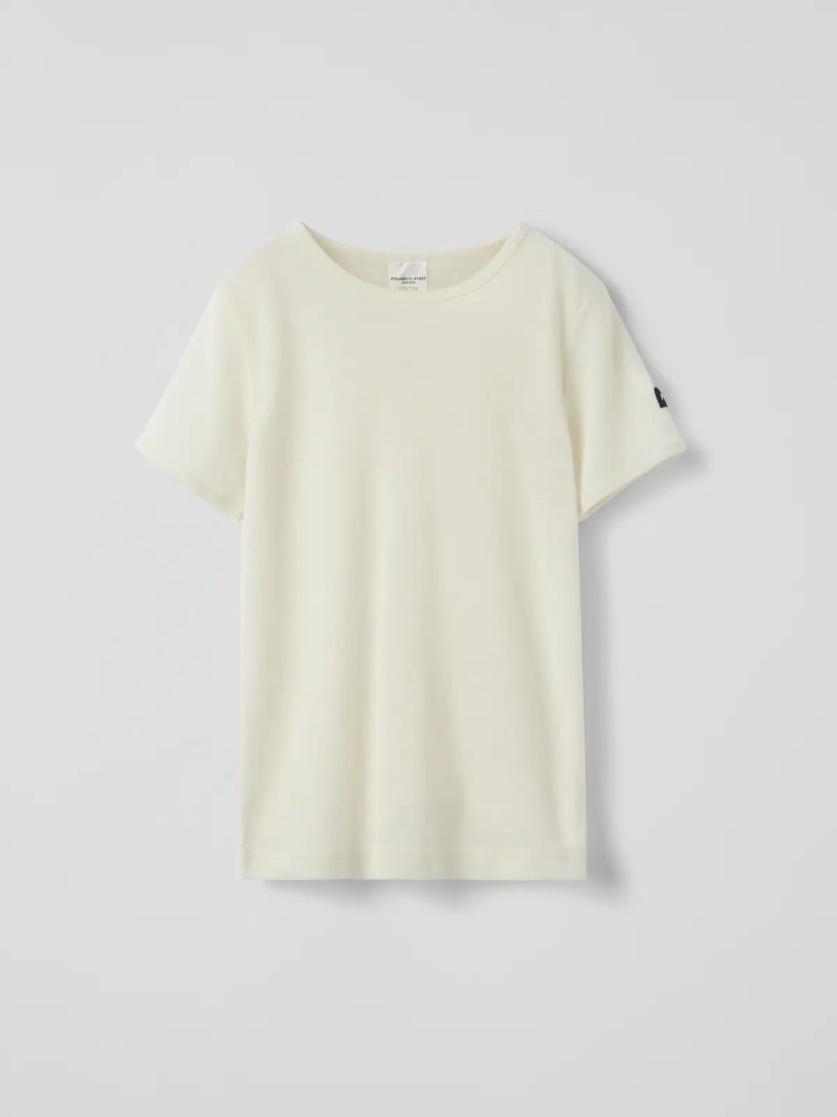PO.P T-skjorte merinoull - Off-white