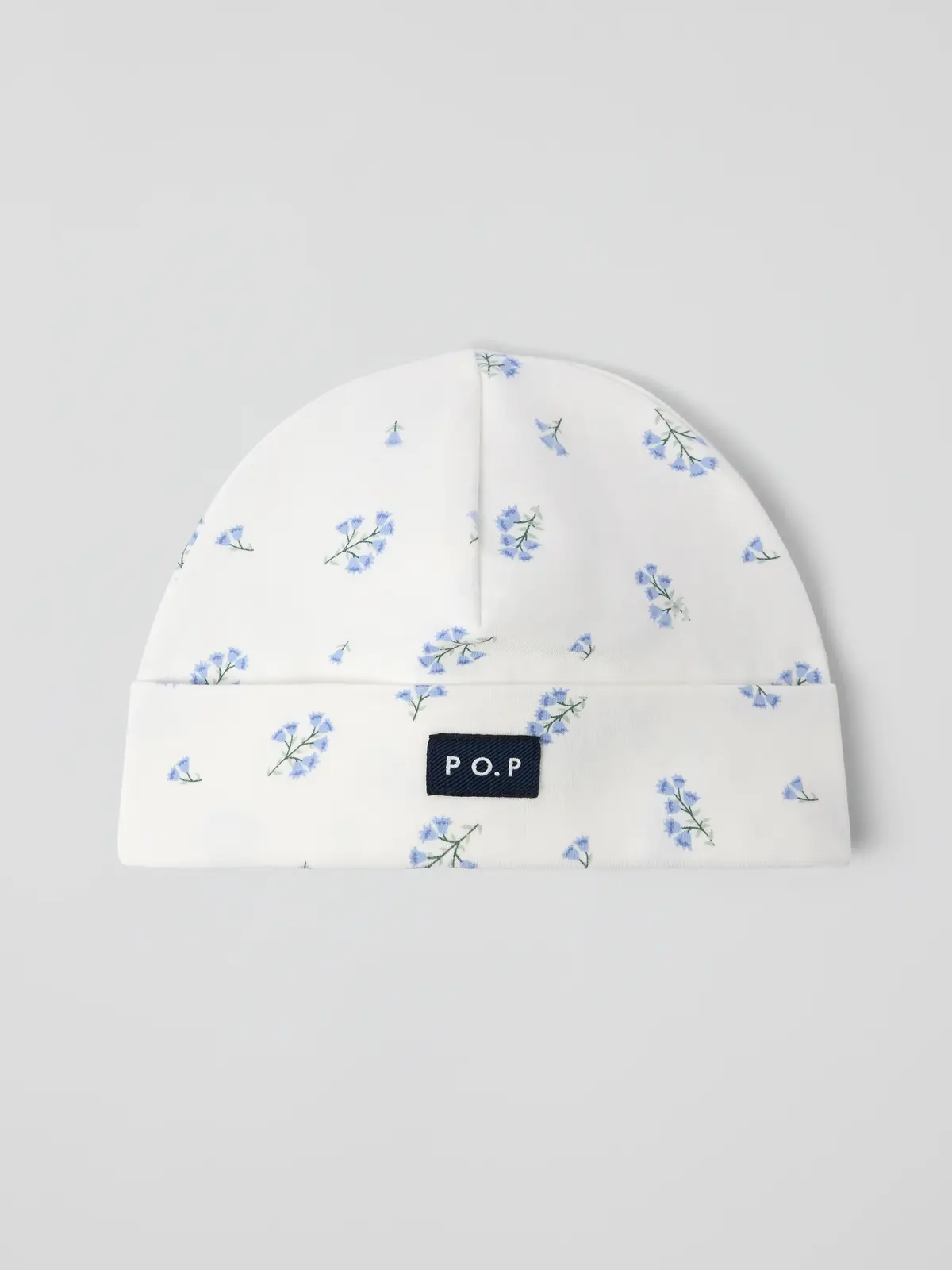 Polarn O. Pyret Jerseylue blomster - Hvit