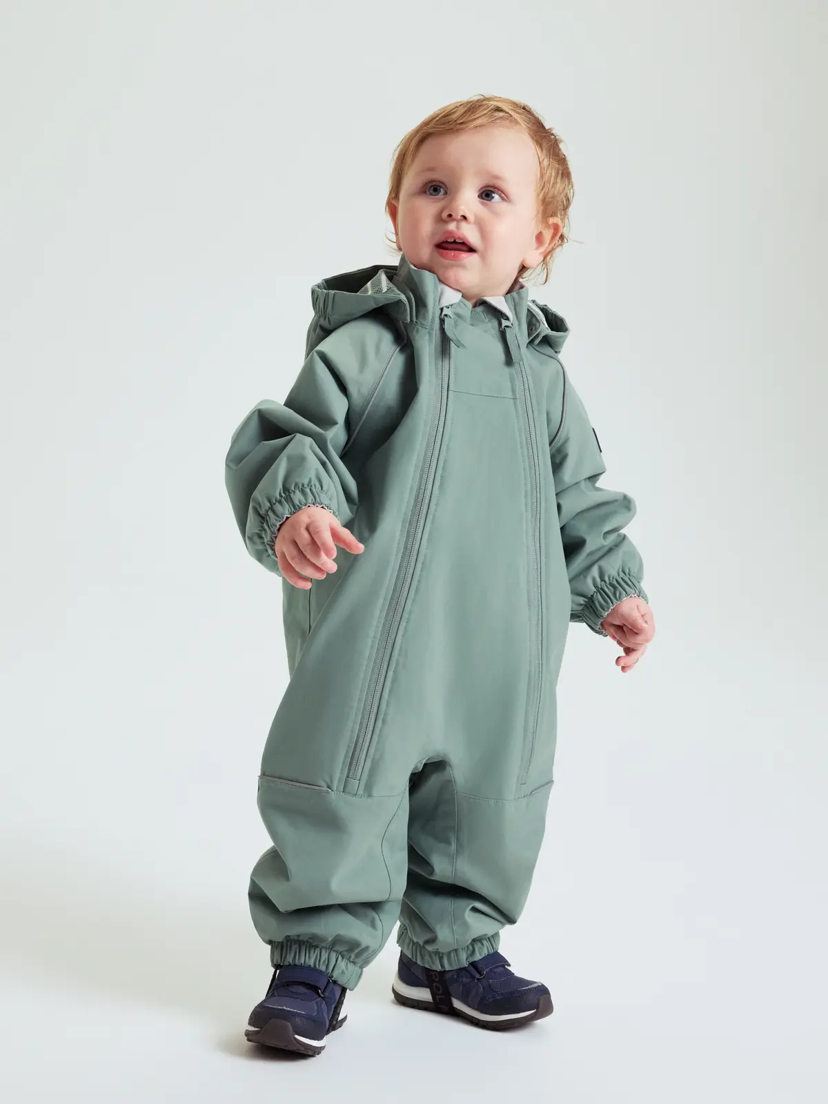 Vannett fôret 2in1 skallkjeledress - Grønn