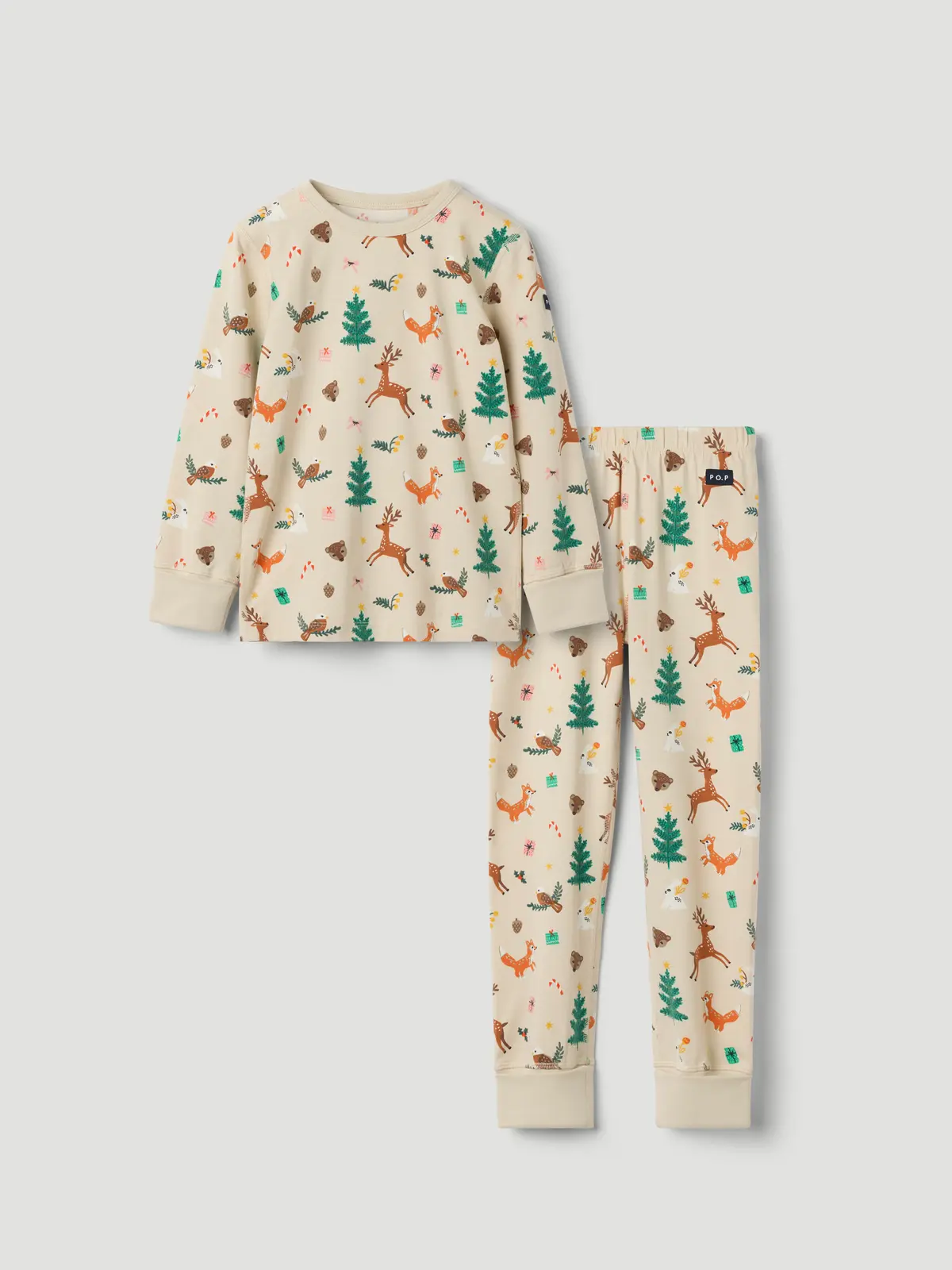 Polarn O. Pyret Julepysjamas - Beige