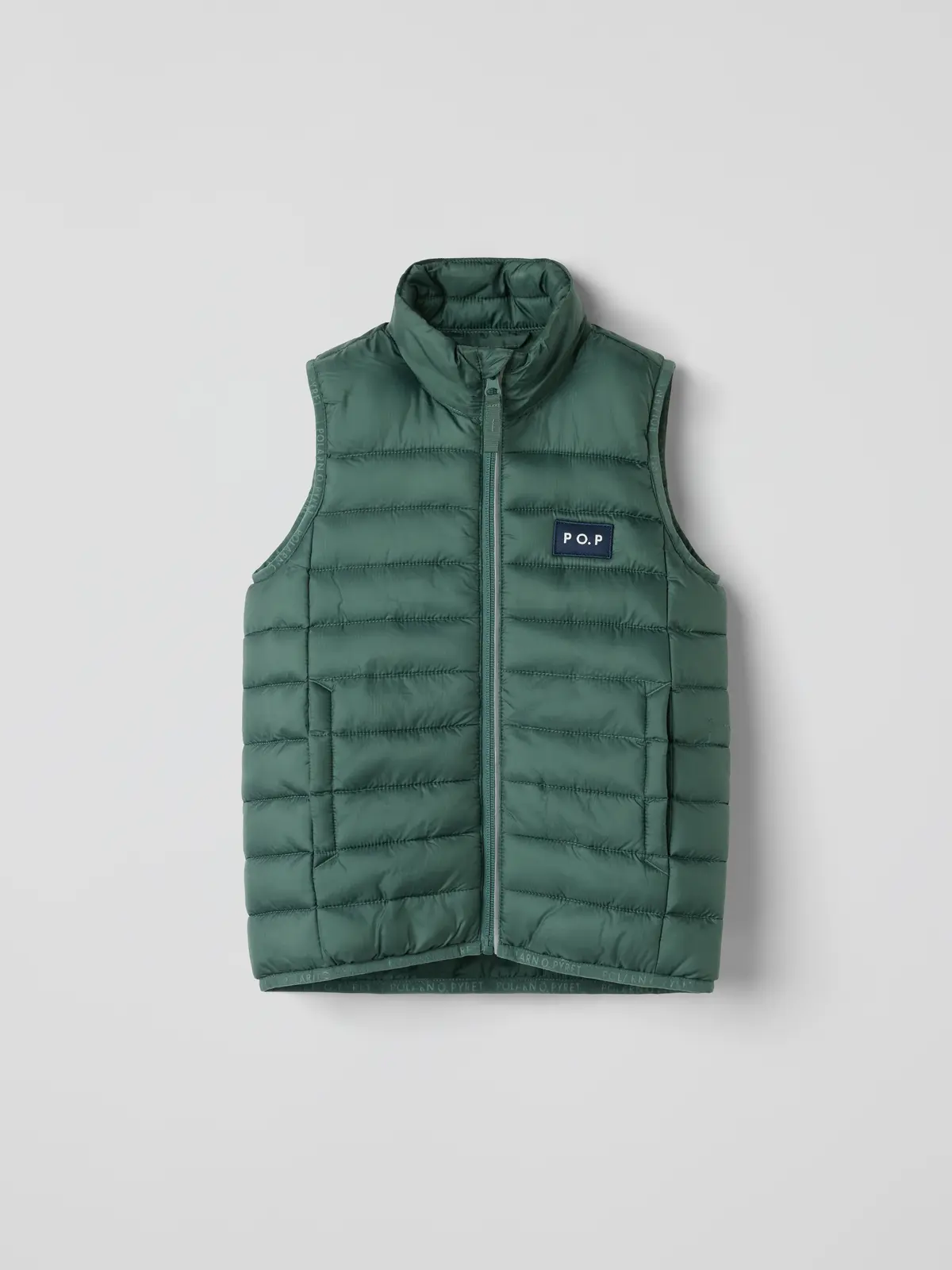 Polarn O. Pyret Lett vest - Mørkgrønn