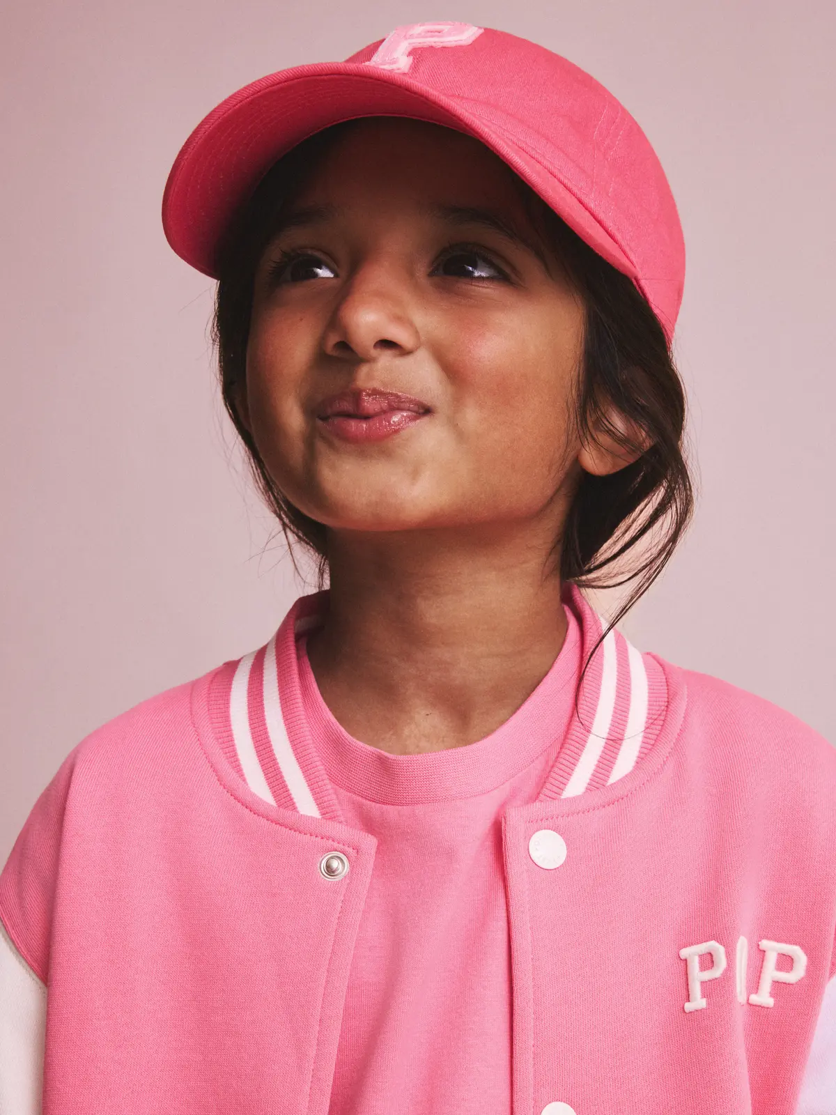 Polarn O. Pyret Caps P-applikasjon - Rosa