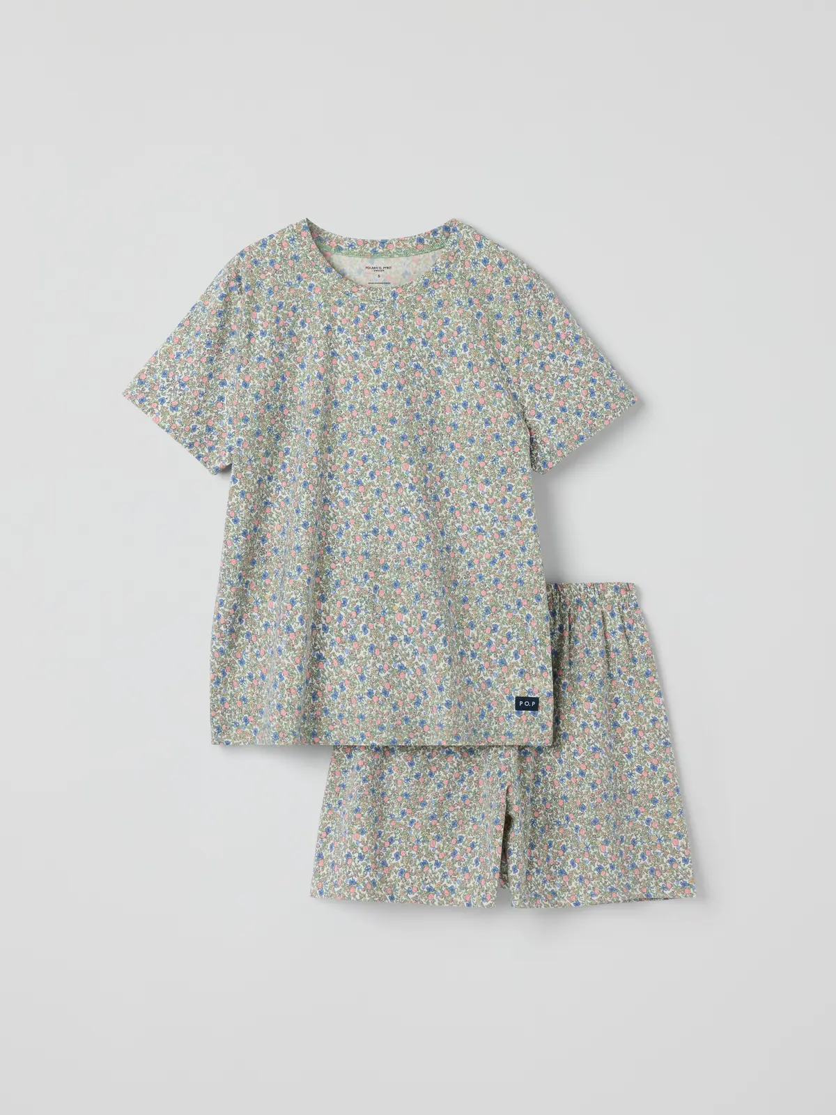PO.P Pyjamas blomstrete voksen - Rosa