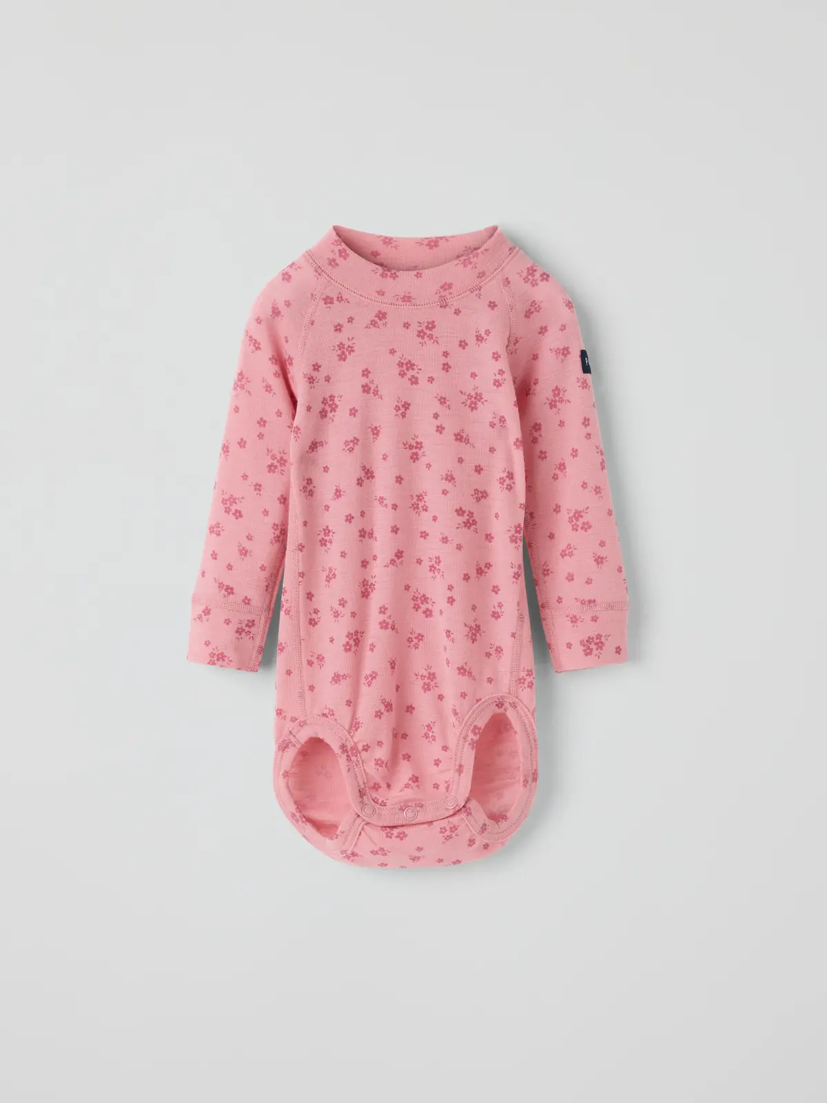 PO.P Langermet body merinoull - Rosa