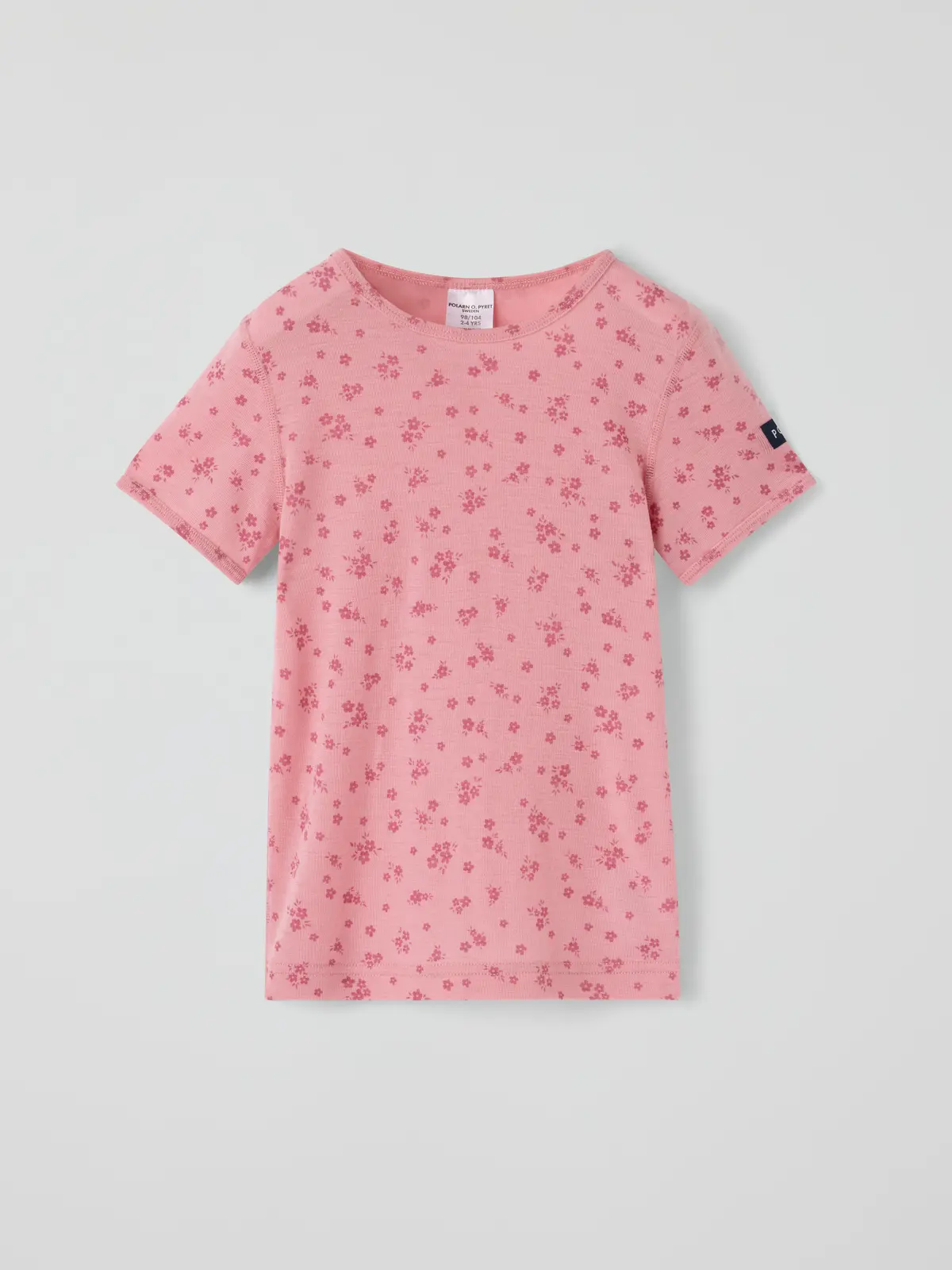 PO.P T-skjorte merinoull - Rosa
