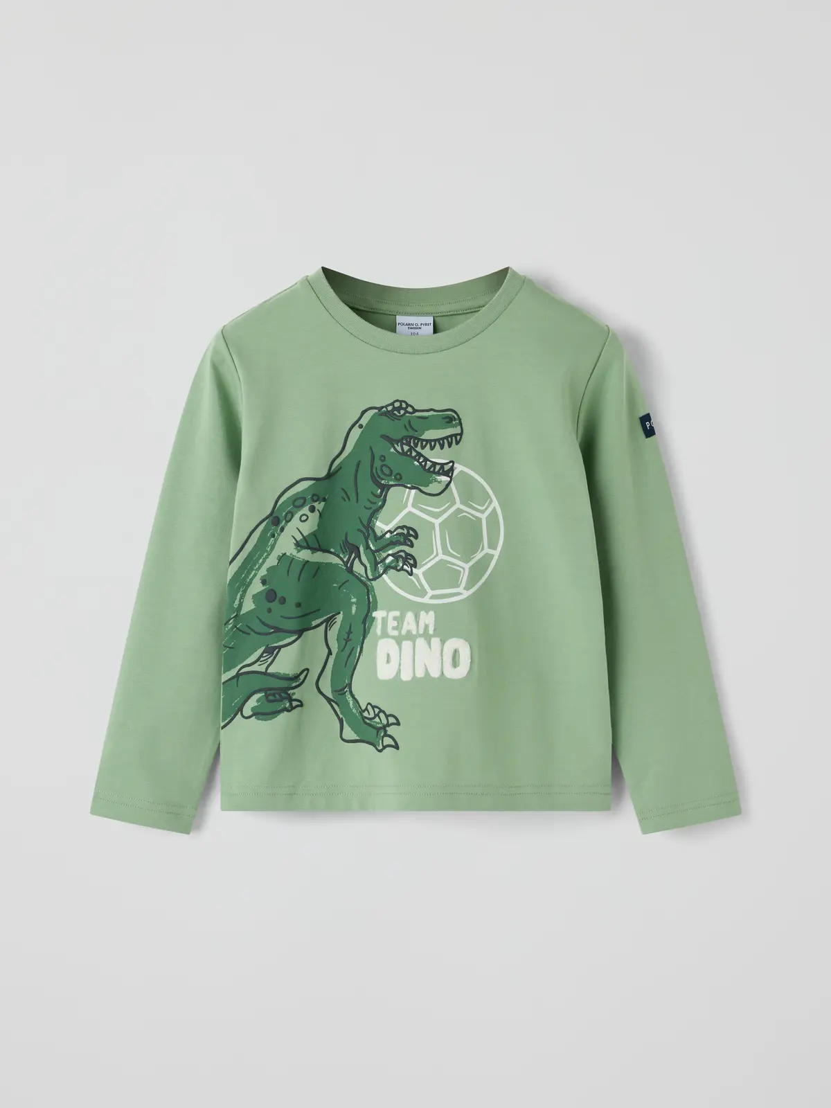 PO.P Langermet topp dinosaurer - Grønn
