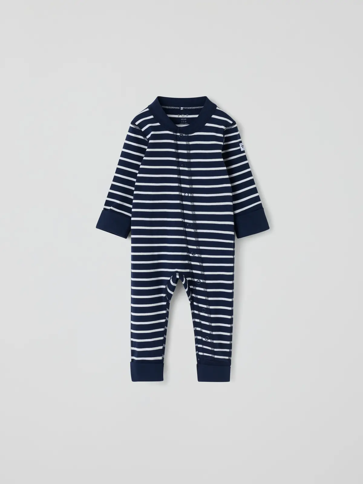 PO.P Pyjamasdress stripete - Mørkblå
