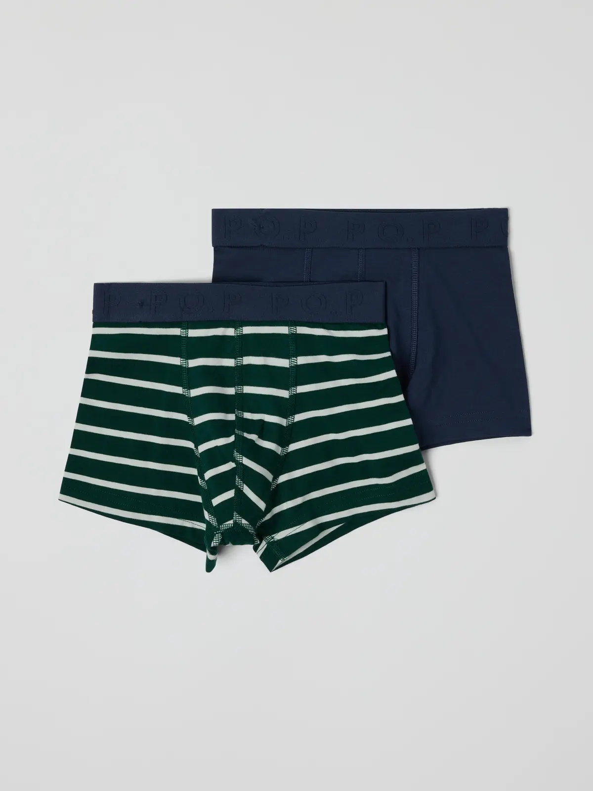 PO.P 2-pack boksershorts - Grønn