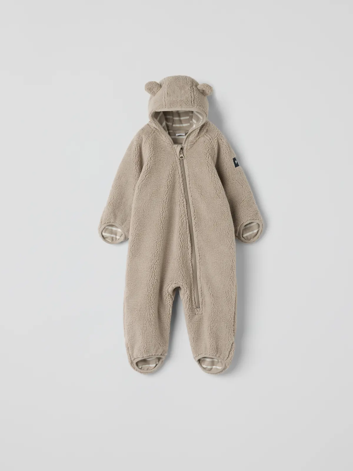 Pilefleece overall - Beige