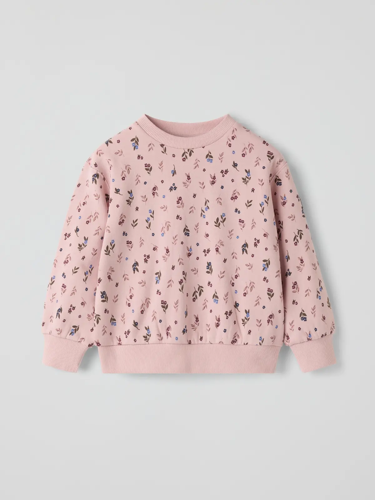 PO.P Sweatshirt Blomster - Rosa