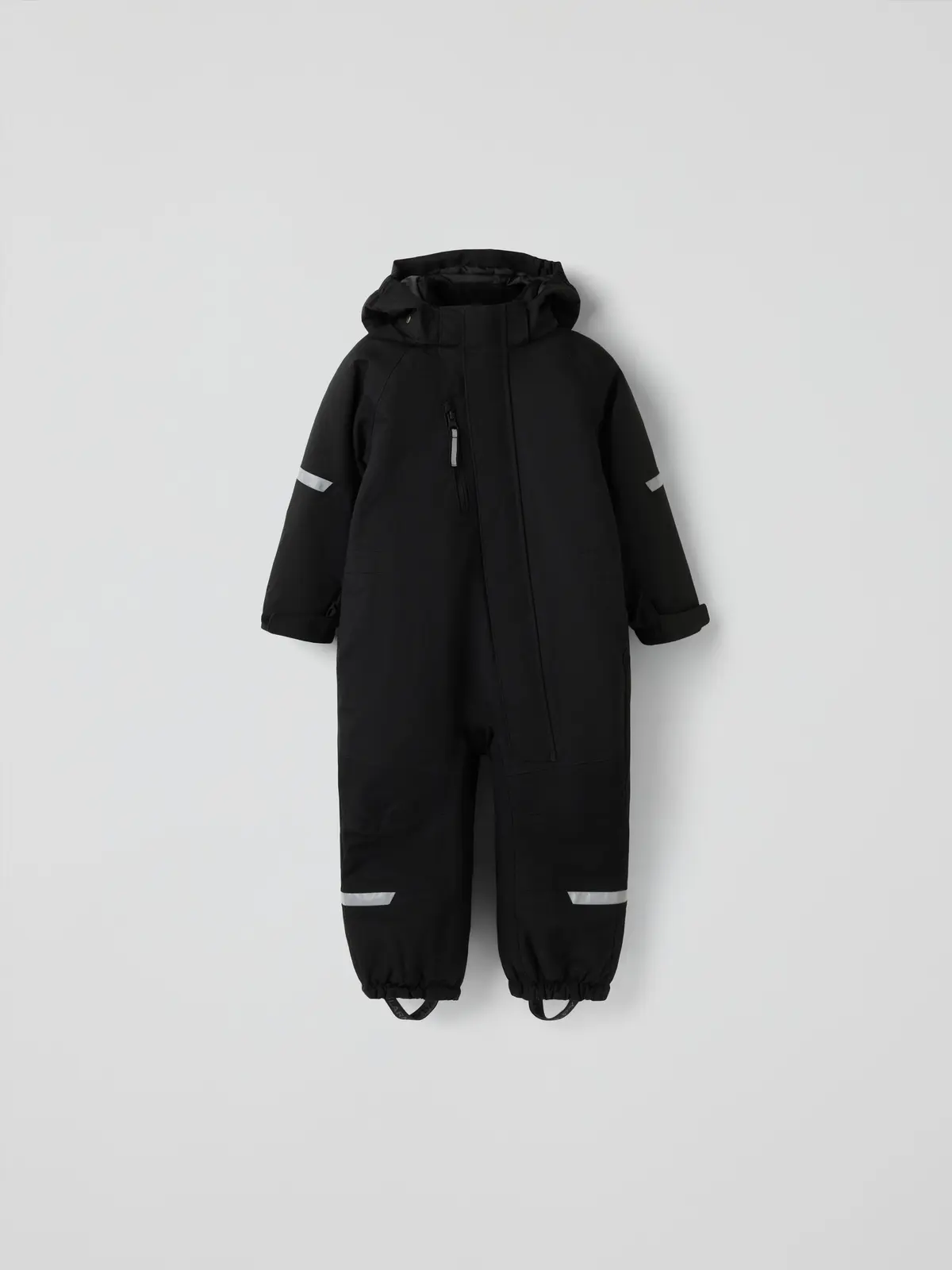 Vattert vanntett parkdress SNOWY - Svart