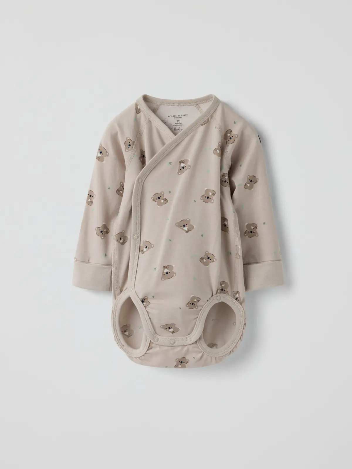 PO.P Forlengbar omslagsbody koalaer - Beige
