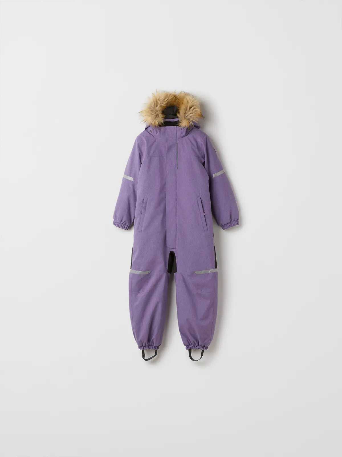 Vattert dress - Mørklilla