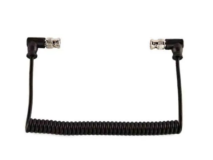 HD-SDI spiralkabel 50 cm BNC hann - BNC hann