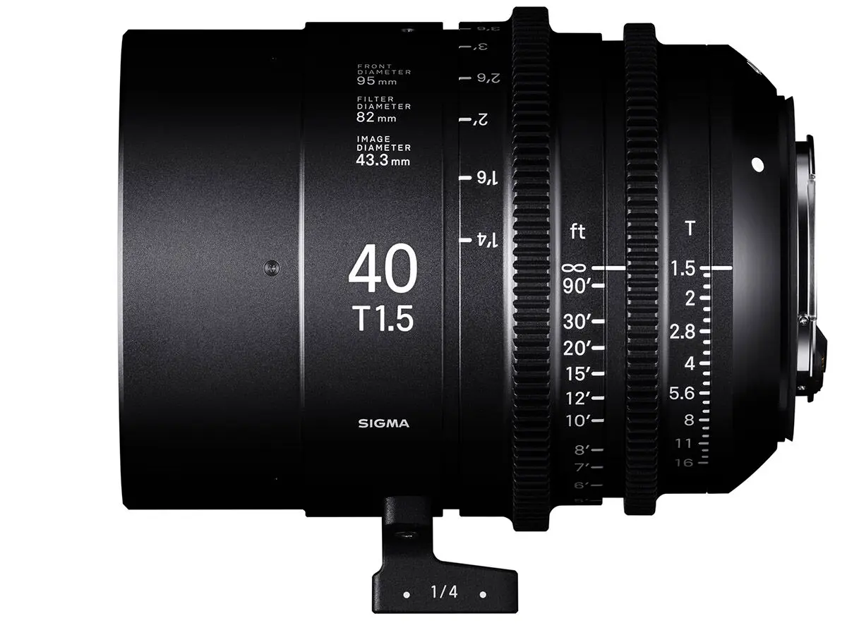 Sigma CINE 40mm T1.5 FF E-mount