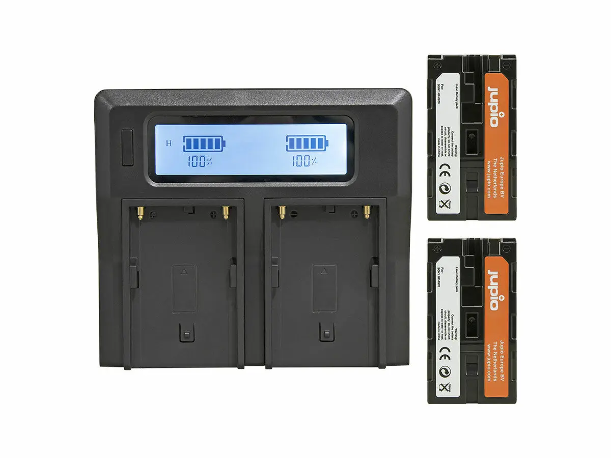 Duo Charger + 2 x NP-F970 Battery