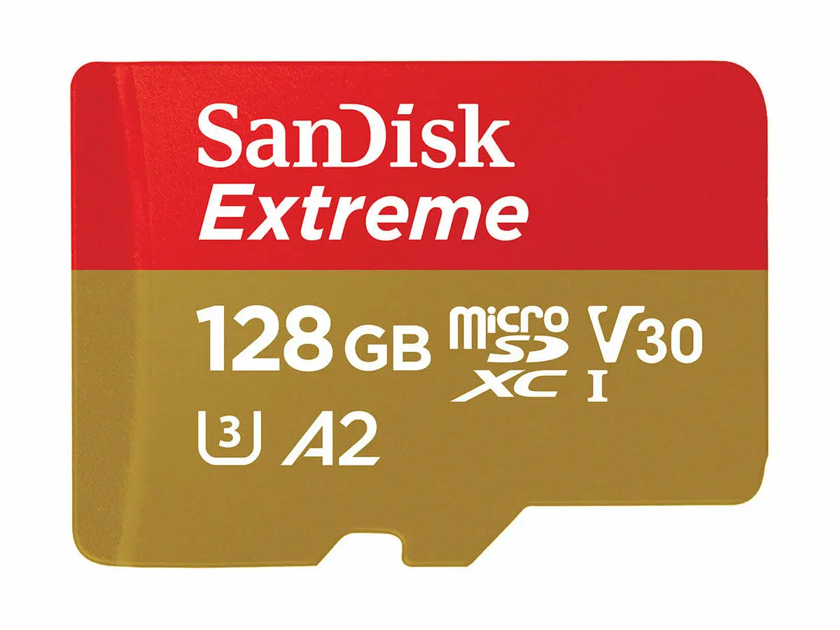 MicroSDXC Extreme 128GB 190MB/s UHS-I U3 V30