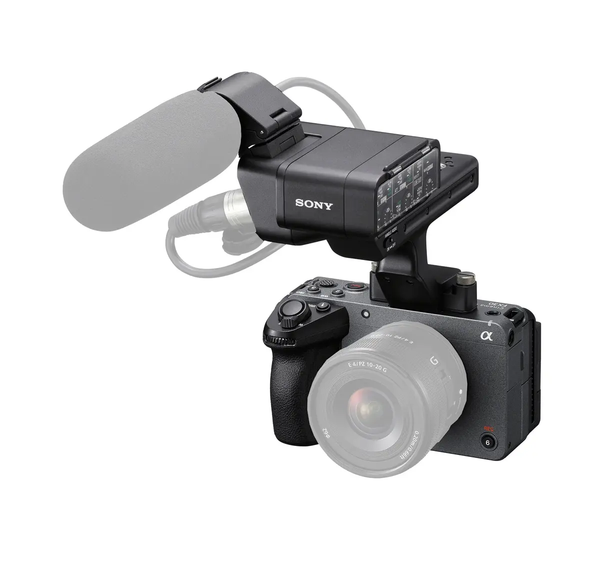 FX30 kamerahus med XLR/håndtak
