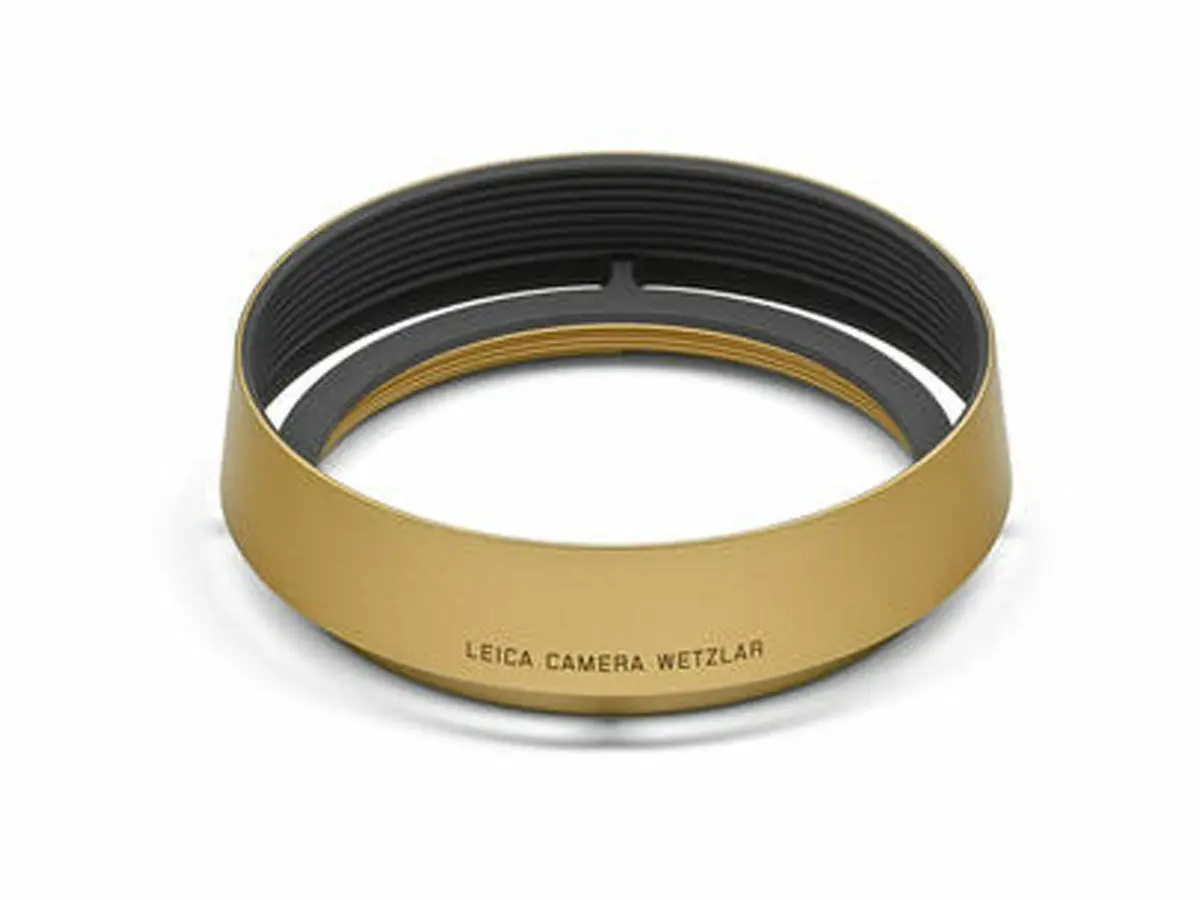 Lens Hood Q3, round, aluminium, silver anodized finish (19658)