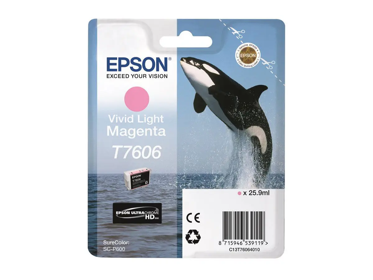 T7606 Vivid Light Magenta Ink 25.9ml for SC-P600