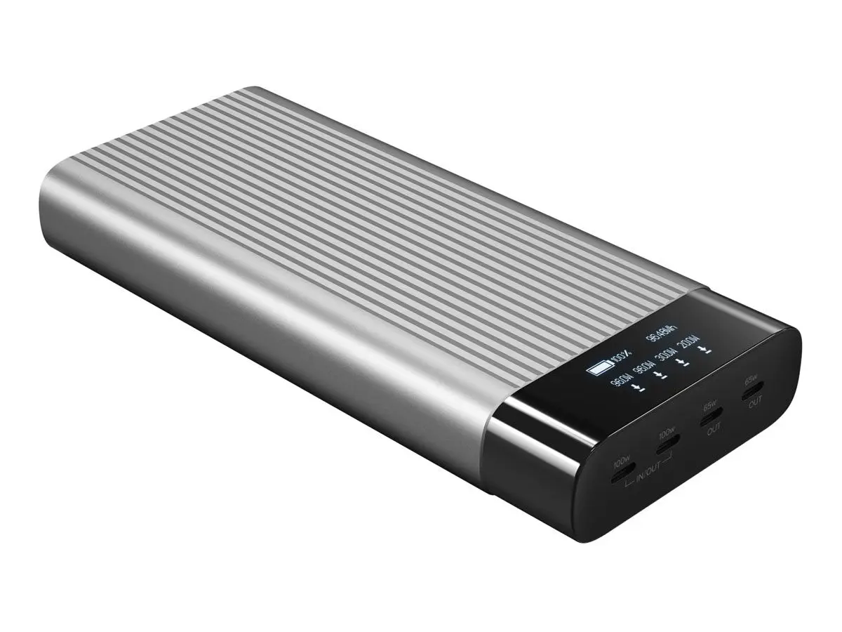 HyperJuice 245W USB-C 100Wh Battery Pack with OLED Display
