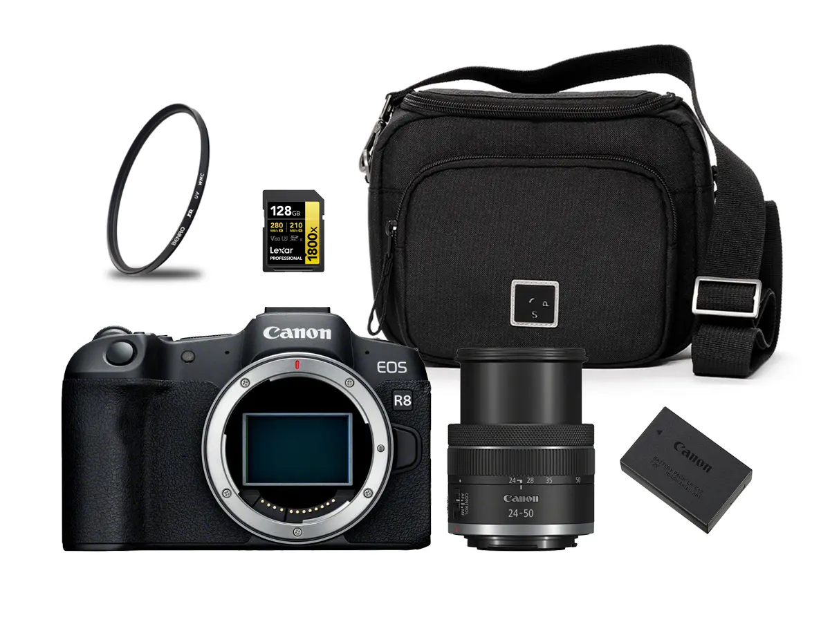 EOS R8 Body + RF 24-50mm f/4.5-6.3 IS STM