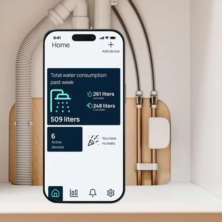 App-styrt vannmåler, Water grip
