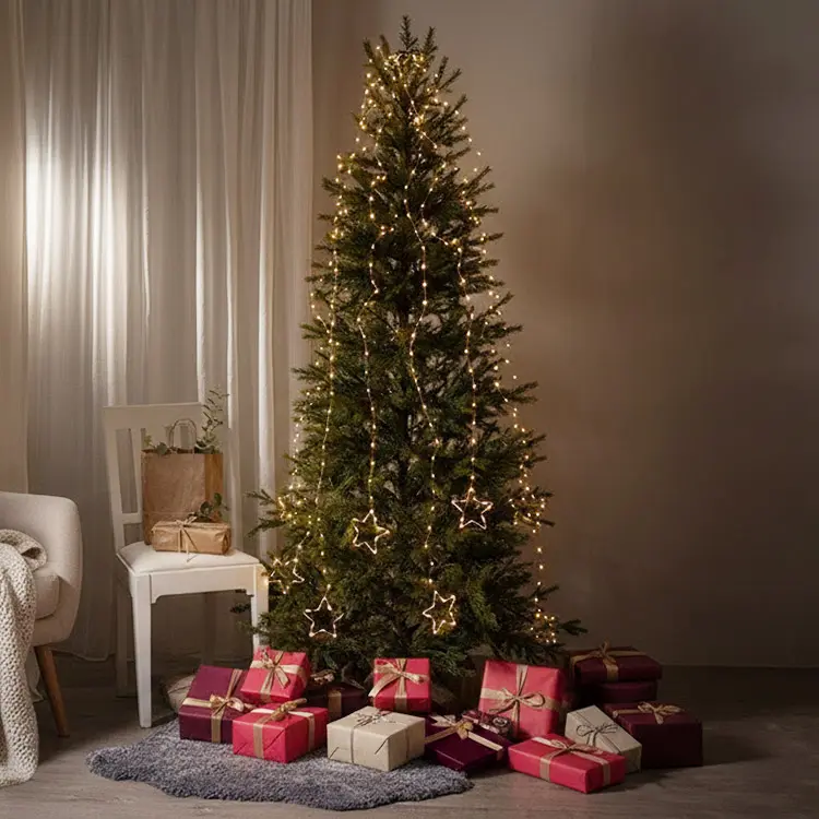 Juletresløyfe med stjerner