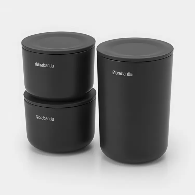 Oppbevaringsboks med lokk 3-pack, Brabantia
