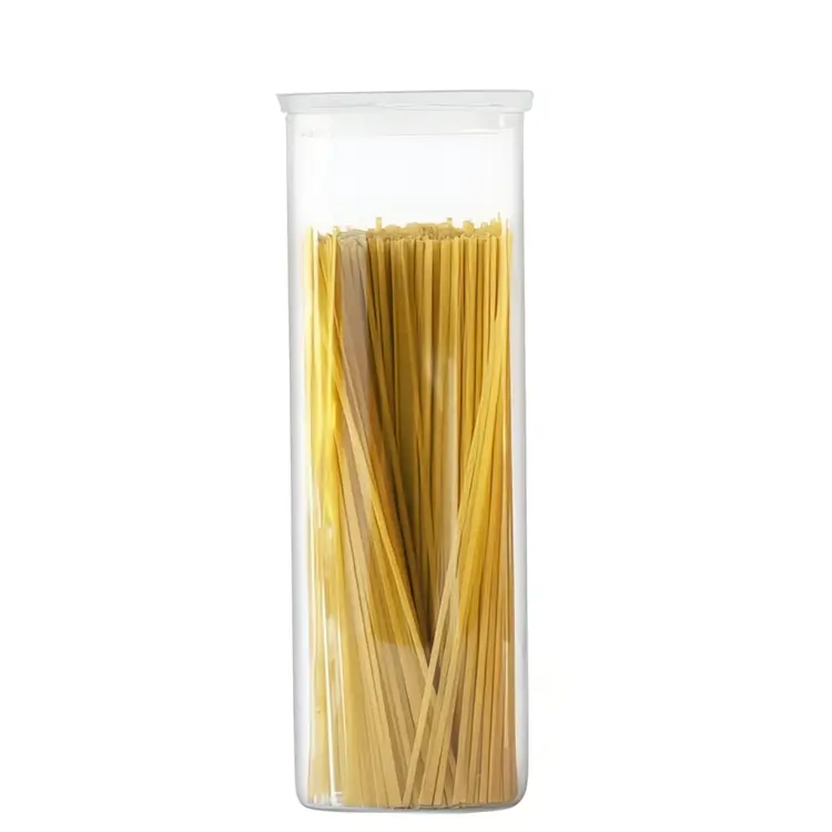 Høy glasskrukke 2,2 L, Pebbly