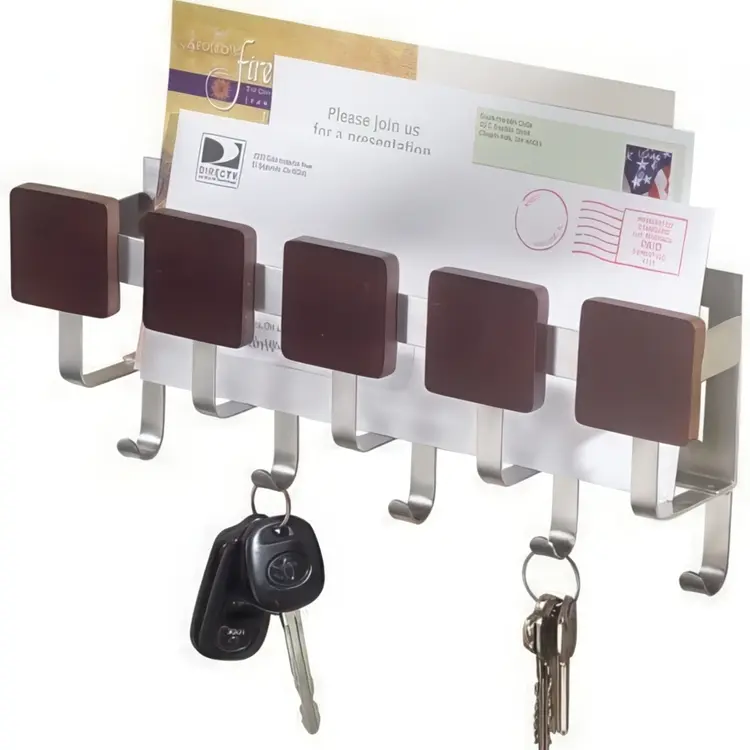 Knaggrekke med brevholder