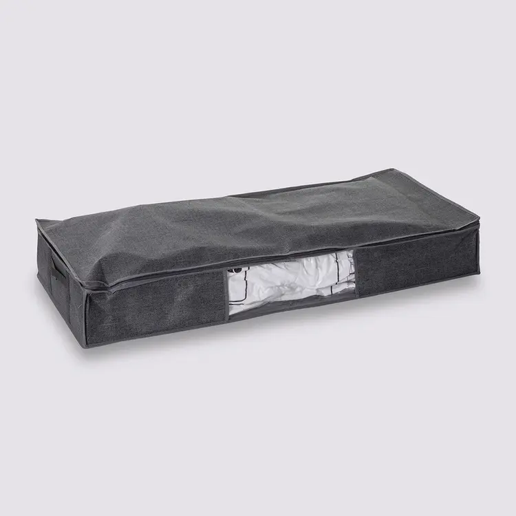 Oppbevaringsboks med vakuumpose, 100x45x15 cm, mørkegrå